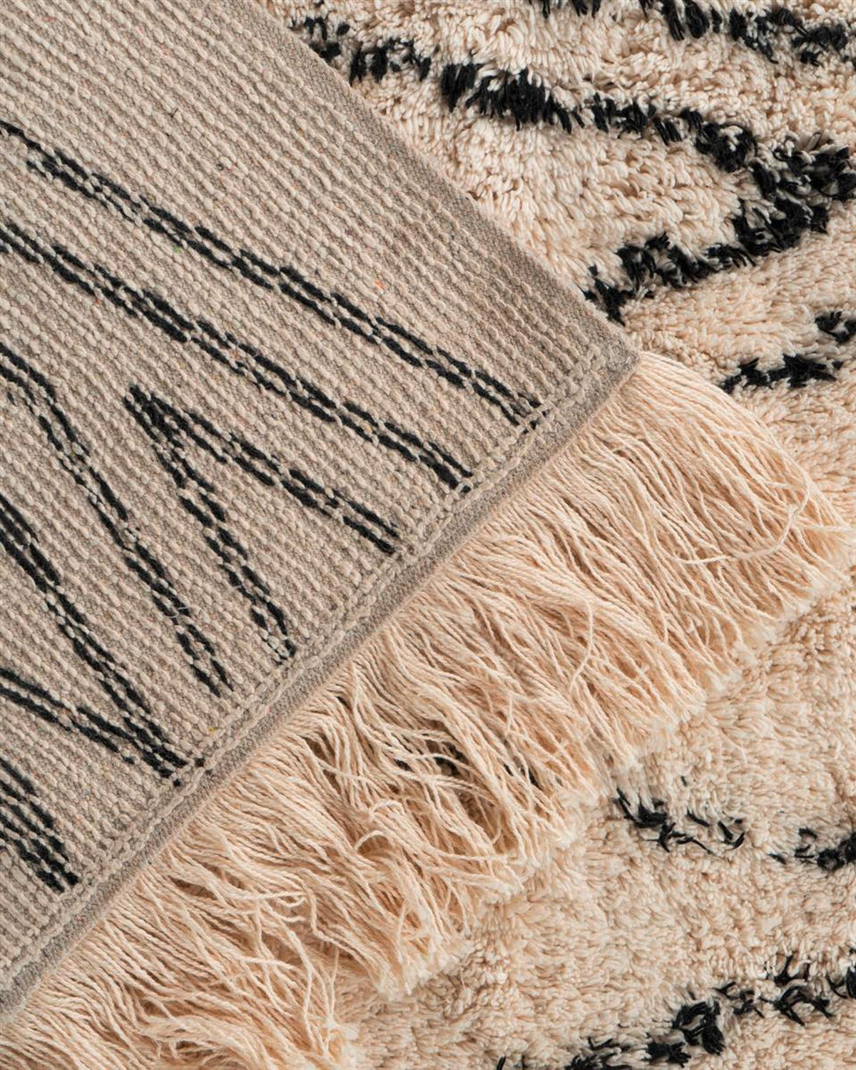 FLACHWEBETEPPICH 160/230 cm Alena Creme, Schwarz  - Creme/Schwarz, Design, Textil (160/230cm) - Novel