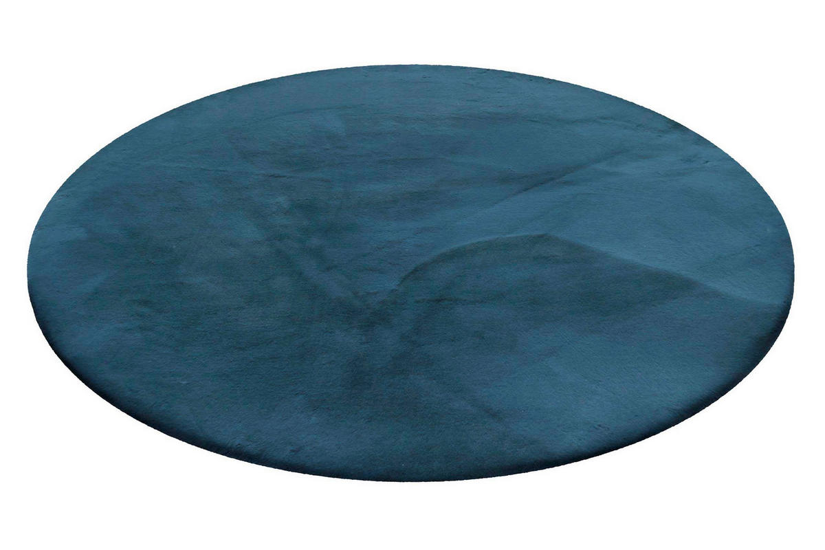 HOCHFLORTEPPICH 100/100 cm ESP-4377-24 Petrol  - Petrol, KONVENTIONELL, Textil (100/100cm) - Esprit