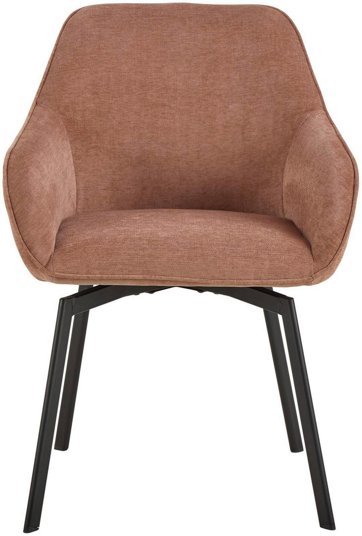 STOL MED ARMSTÖD 2 styck automatisk funktion för återfjädring struktur   - svart, Design, metall/textil (58,5/83,5/55,5cm) - Best Price