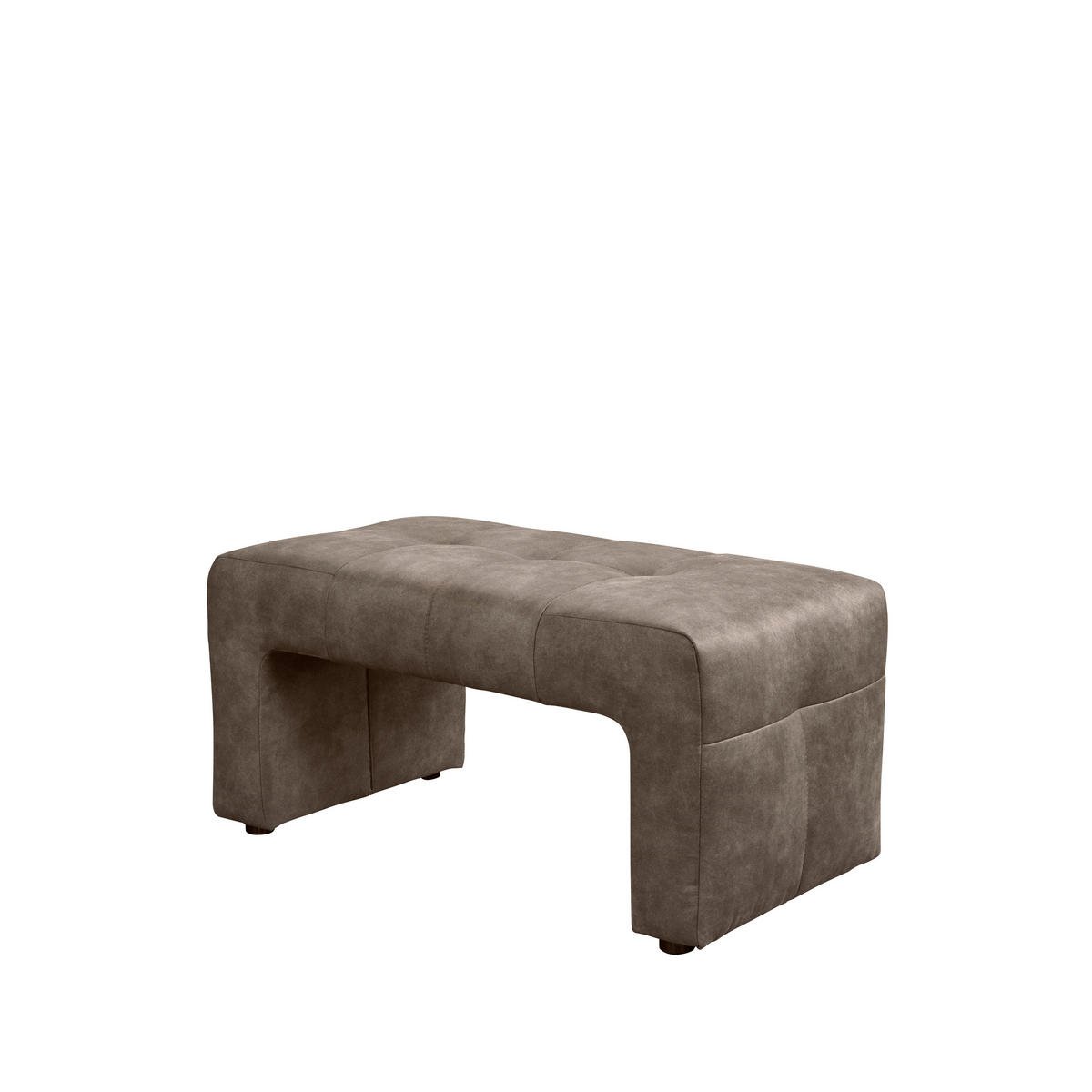 KLUPA  taupe  drvo, tekstil, drvni materijal      - crna/taupe, Moderno, drvni materijal/drvo (100/51/54cm) - Livetastic