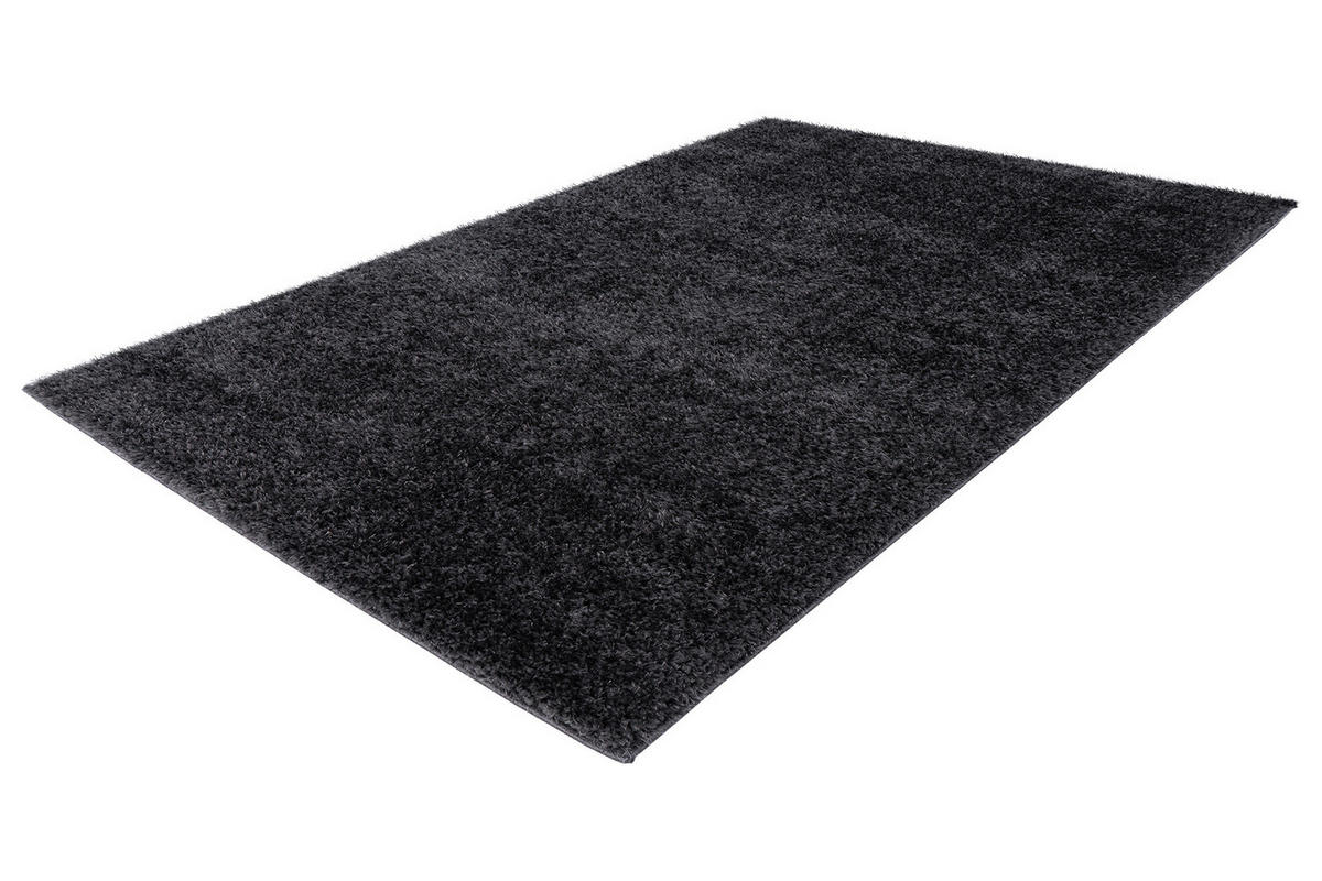 HOCHFLORTEPPICH 120/170 cm  - Graphitfarben, Konventionell, Textil (120/170cm) - Novel