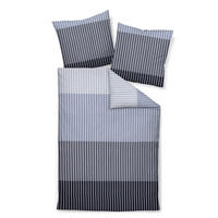 BETTWÄSCHE 3-teilig Makosatin 240/220 cm  - Silberfarben, Design, Textil (240/220cm) - Janine