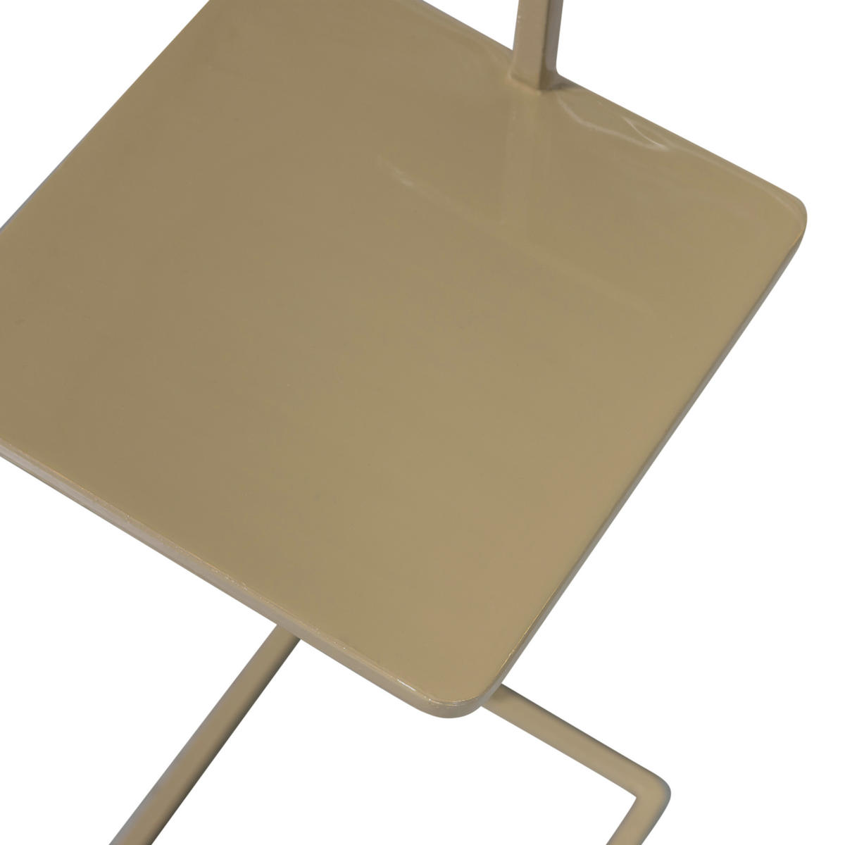 BEISTELLTISCH in Metall 22/22/64 cm  - Sandfarben, Design, Metall (22/22/64cm) - Livetastic