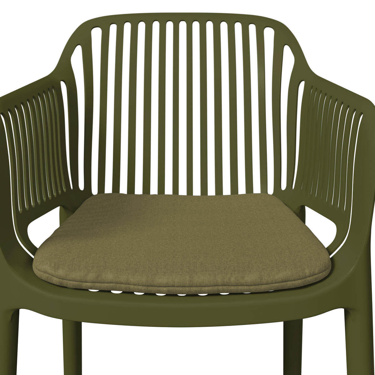 STAPELSESSEL in Kunststoff, Textil Grün  - Grün, Basics, Kunststoff/Textil (55/80/60cm) - Ambia Garden