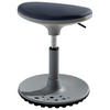 BÜROHOCKER Grau  - Grau, Design, Kunststoff/Textil (38/48/27,5cm) - Paidi