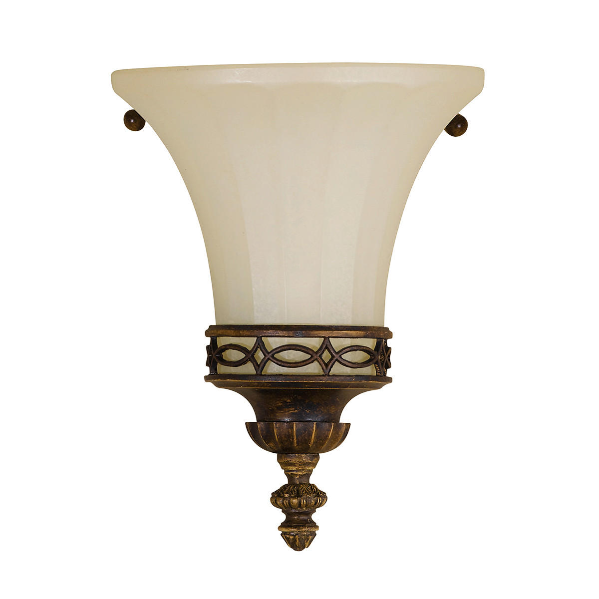 WANDLEUCHTE - Braun, Konventionell, Metall (17.5/22.9/10.2cm) - Elstead Lighting