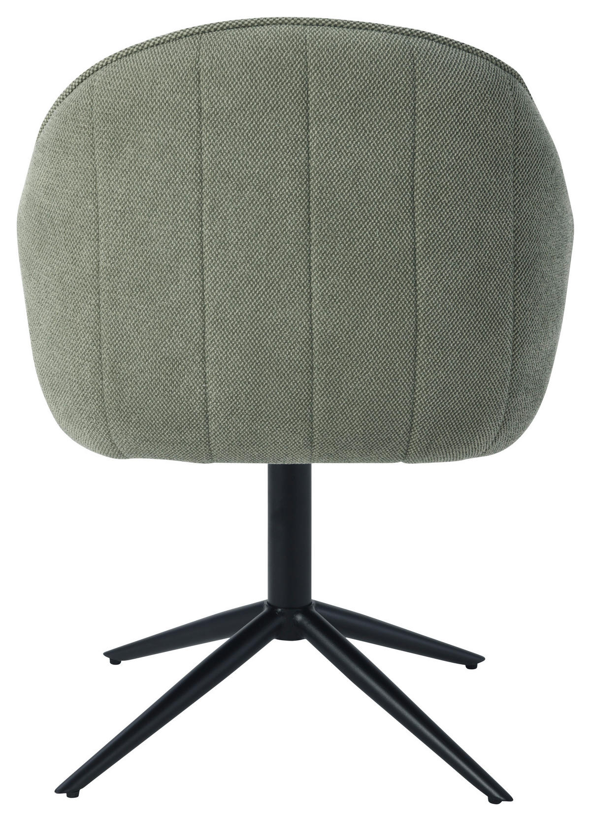 ARMLEHNSTUHL  in Eisen Leinenoptik  - Schwarz/Grün, KONVENTIONELL, Holz/Textil (60/81/62cm) - MID.YOU