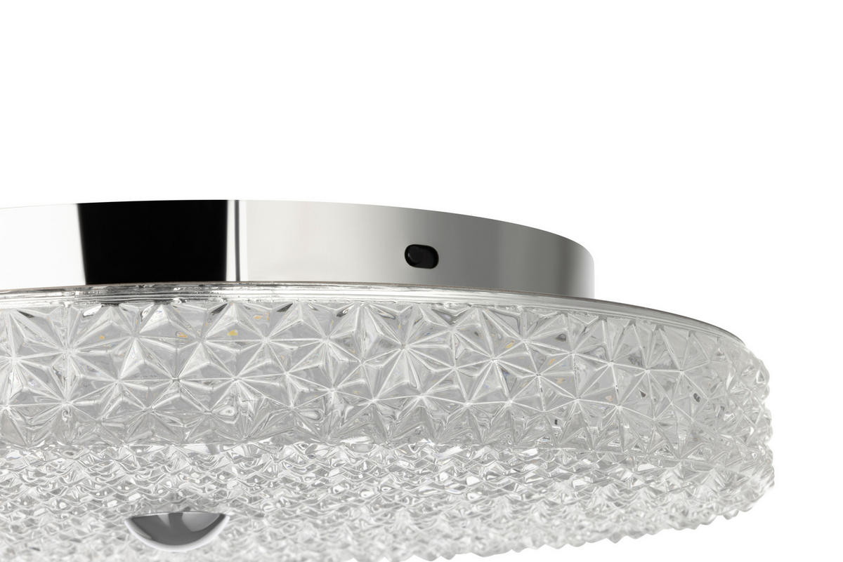 LED-TAKLAMPA 21 W 40/9,5 cm  - klar, Klassisk, metall/glas (40/9,5cm) - Glandor