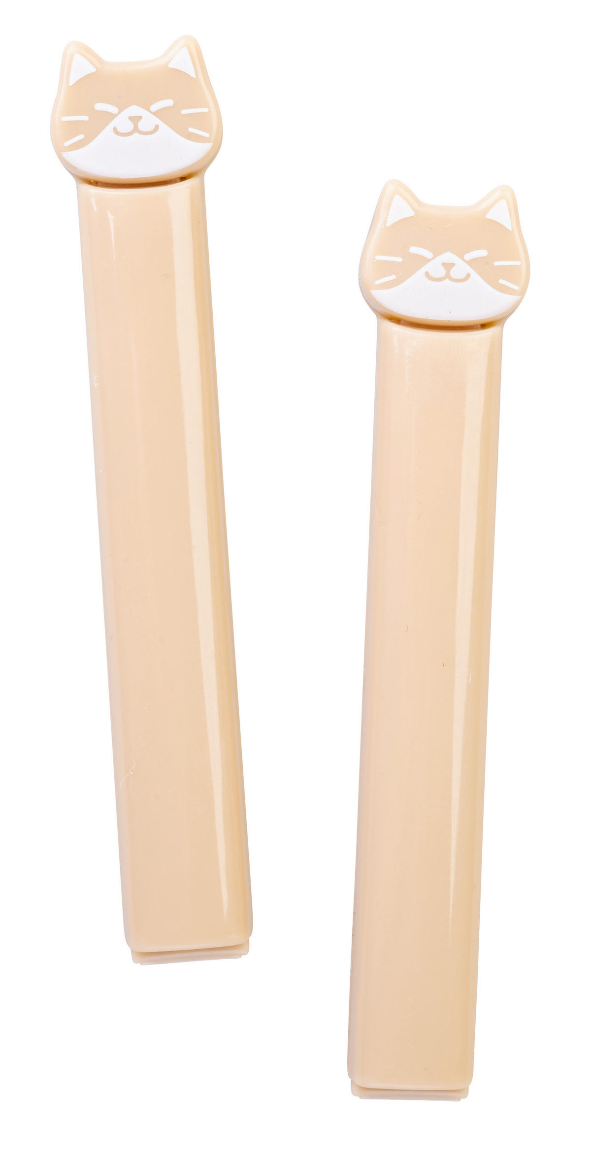 VERSCHLUSSCLIPS  - Beige, KONVENTIONELL, Kunststoff (11,5/2,2/1,5cm) - Fackelmann