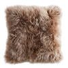 POTAH NA POLŠTÁŘ  40/40 cm - šedohnědá, Basics, kožešina/textil (40/40cm) - Esposa