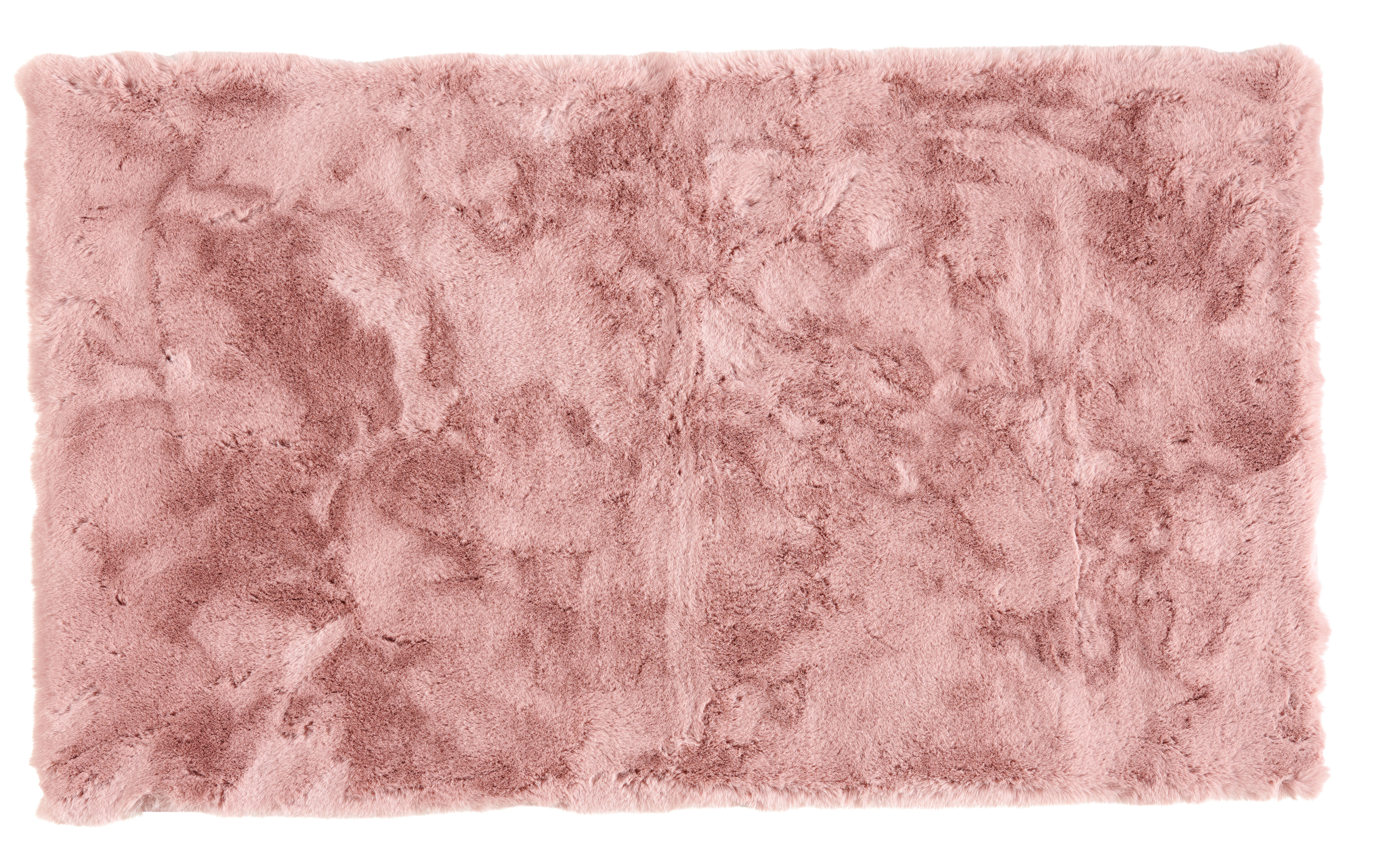BADEMATTE  70/120 cm  Rosa   - Rosa, Design, Kunststoff/Textil (70/120cm) - Esposa