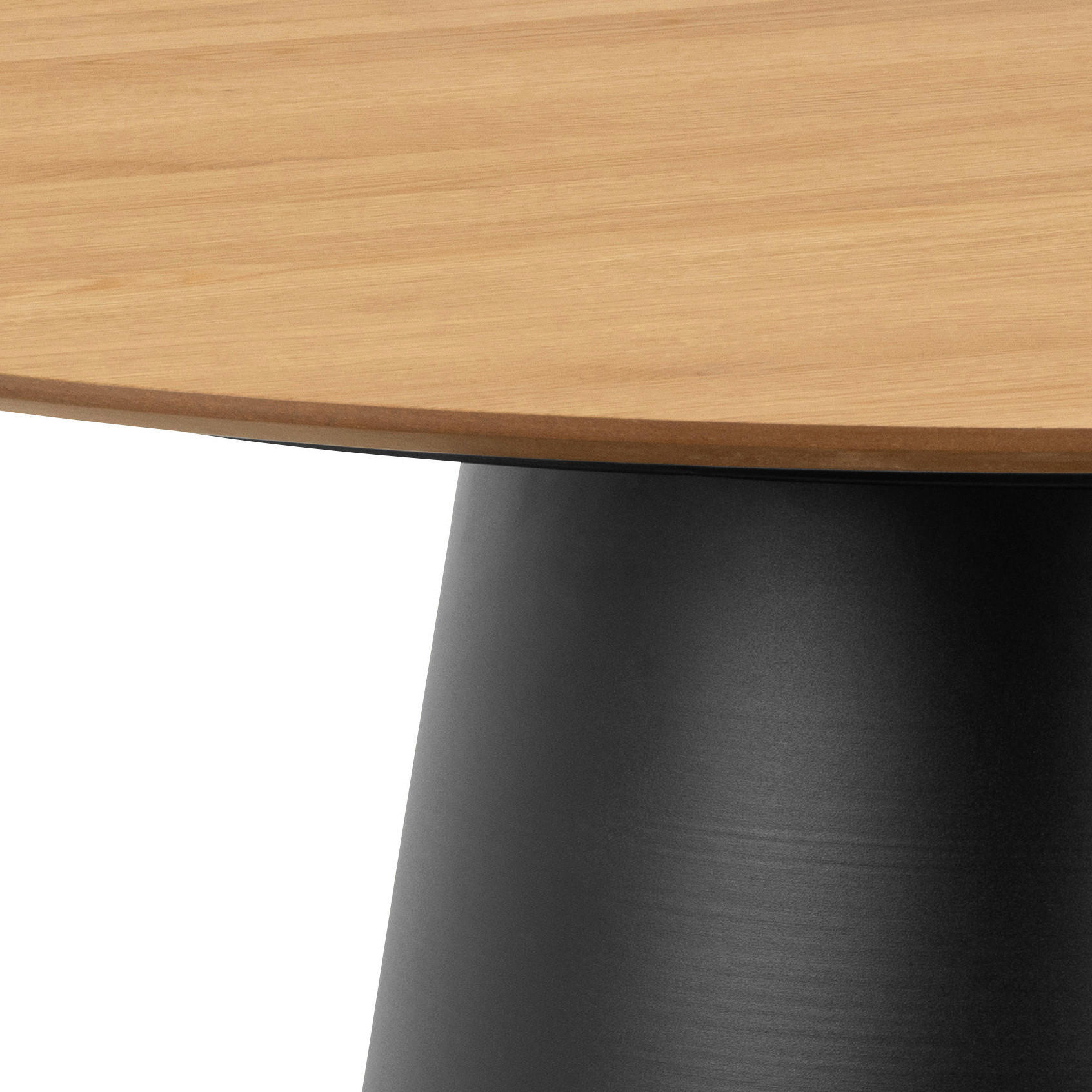 STOL ZA BLAGOVAONICU višebojno, crna, boje hrasta drvo, metal, drvni materijal - boje hrasta/višebojno, Design, drvni materijal/drvo (120/120/75cm) - MID.YOU