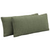 NIERENKISSEN  - Olivgrün, Konventionell, Textil (65/25cm) - Sit & More