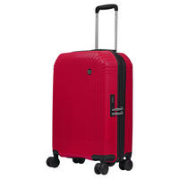 POTOVALNI KOVČEK - temno rdeča, Design, umetna masa (52,5/27,5/77cm)