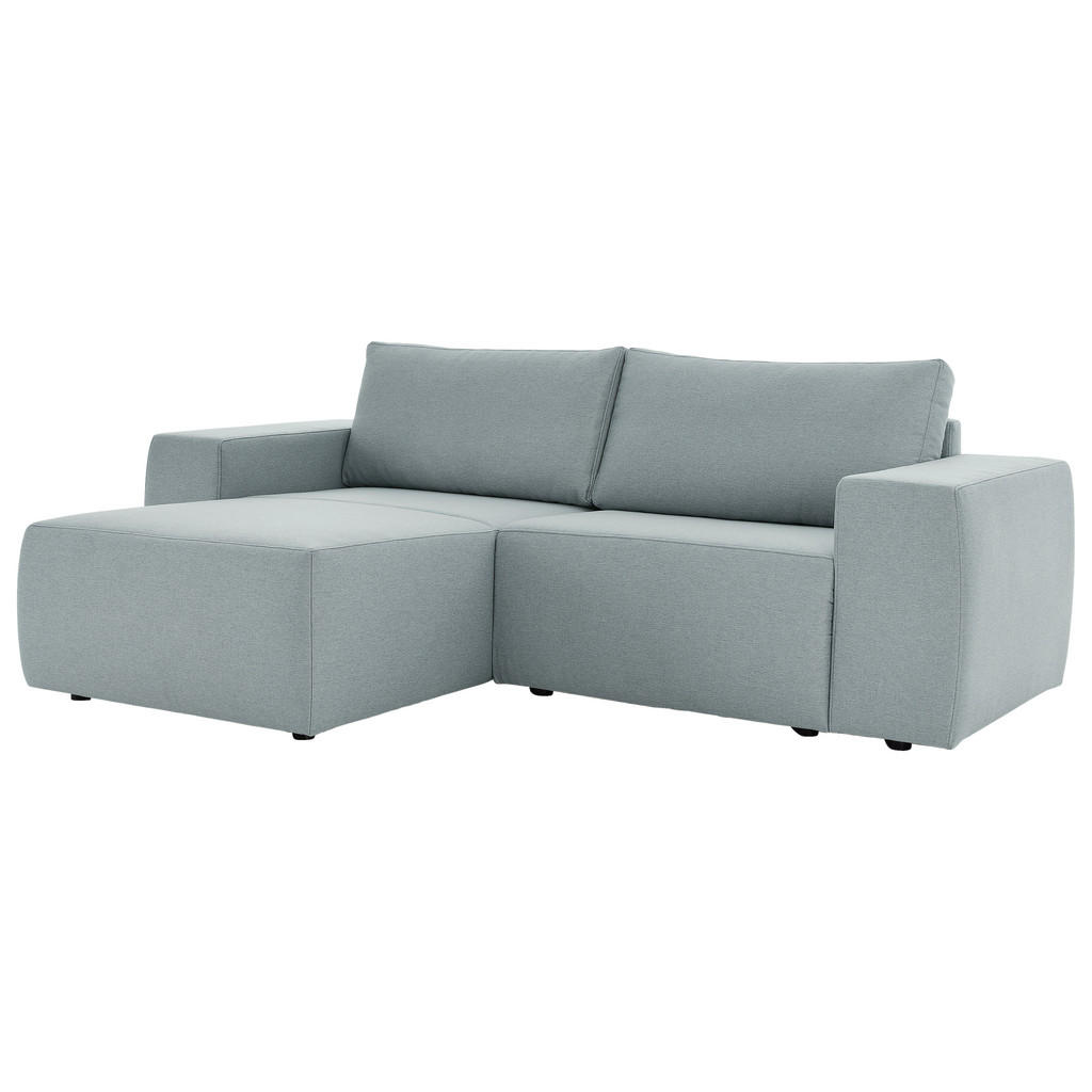 Thumbnail - Looks by W.Joop Ecksofa Looks II, Hellblau, Textil, Uni, 3-Sitzer, L-Form, 242x160 cm, Made in EU, Wohnzimmer, Sofas & C...