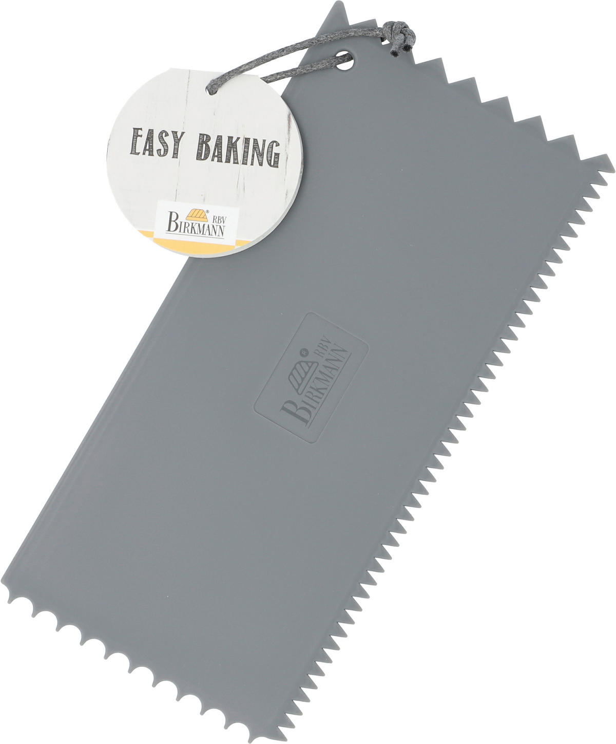 TEIGKARTE - Grau, Basics, Kunststoff (10/20cm) - Birkmann