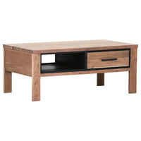 COUCHTISCH Akazie massiv 110/60/45 cm rechteckig Akaziefarben  - Akaziefarben, LIFESTYLE, Holz (110/60/45cm) - Landscape