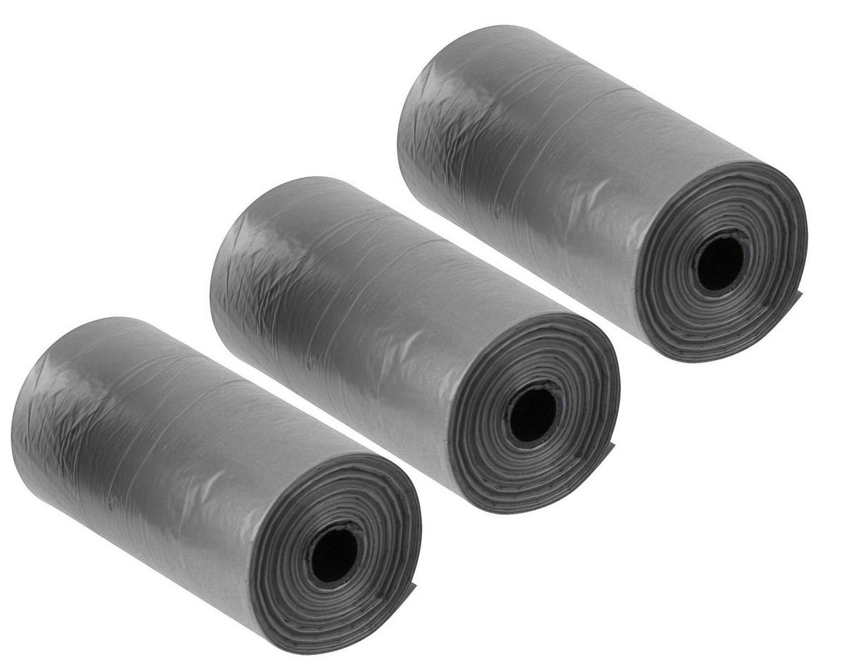 HUNDEKOTBEUTEL - Grau, KONVENTIONELL, Kunststoff (6/4/4cm) - Fackelmann