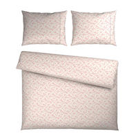 POSTELJNINA Mavie 200/200 cm saten srebrne barve, pink  - srebrne barve/pink, Konvencionalno, tekstil (200/200cm) - Esposa