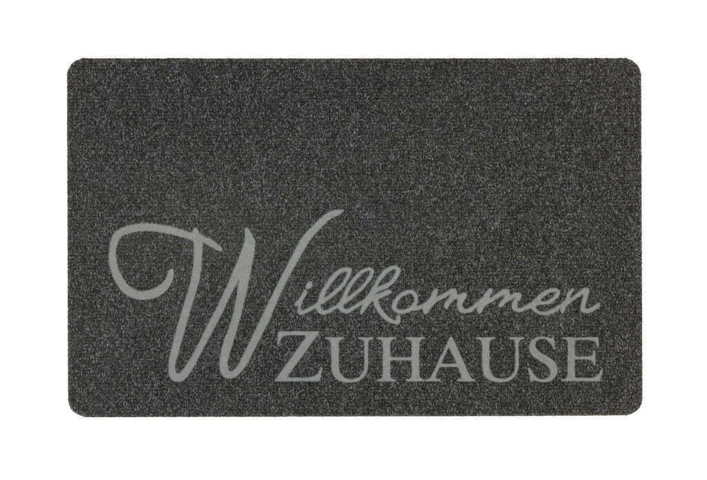 FUßMATTE 50/80 cm Flocky Color  - Grau, Trend, Kunststoff (50/80cm) - Esposa