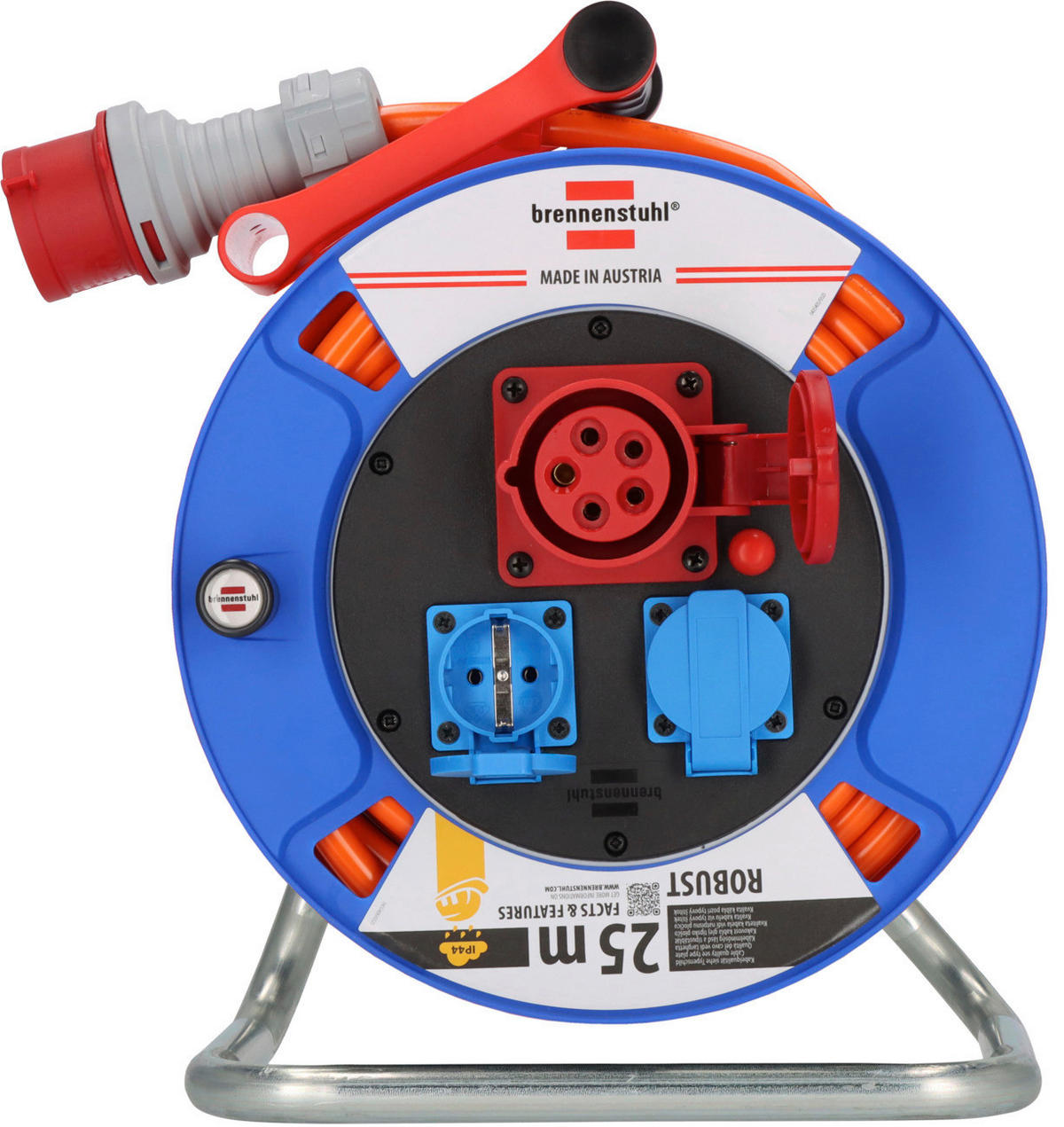 KABELTROMMEL - Blau, Basics, Kunststoff (22/30/39cm) - Brennenstuhl