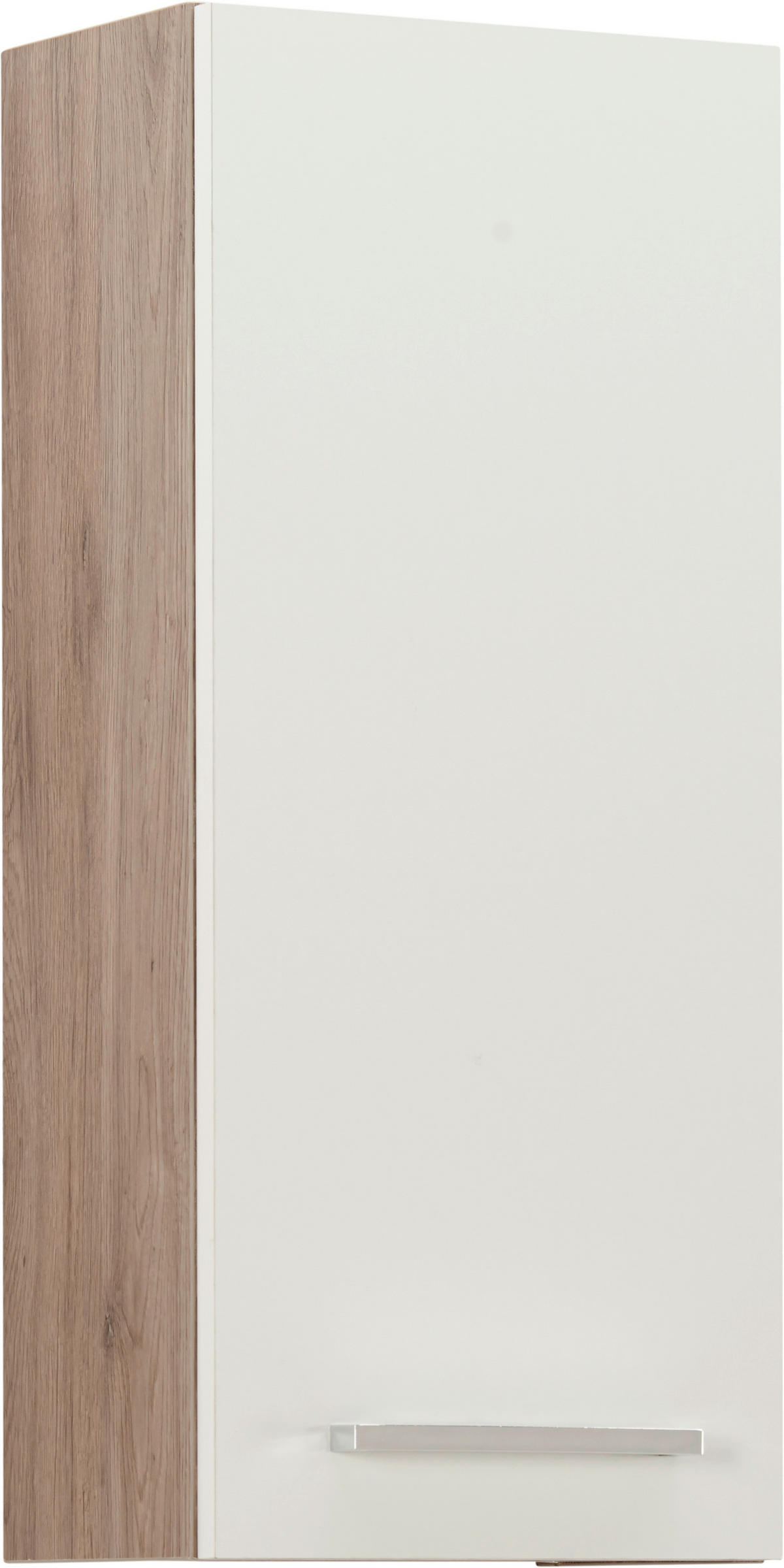 HÄNGESCHRANK 30/70/20 cm  - Chromfarben/Eichefarben, KONVENTIONELL, Holzwerkstoff/Metall (30/70/20cm) - Carryhome