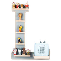 KINDERREGAL  - Grau, Modern, Holzwerkstoff (38/54/19cm) - MID.YOU