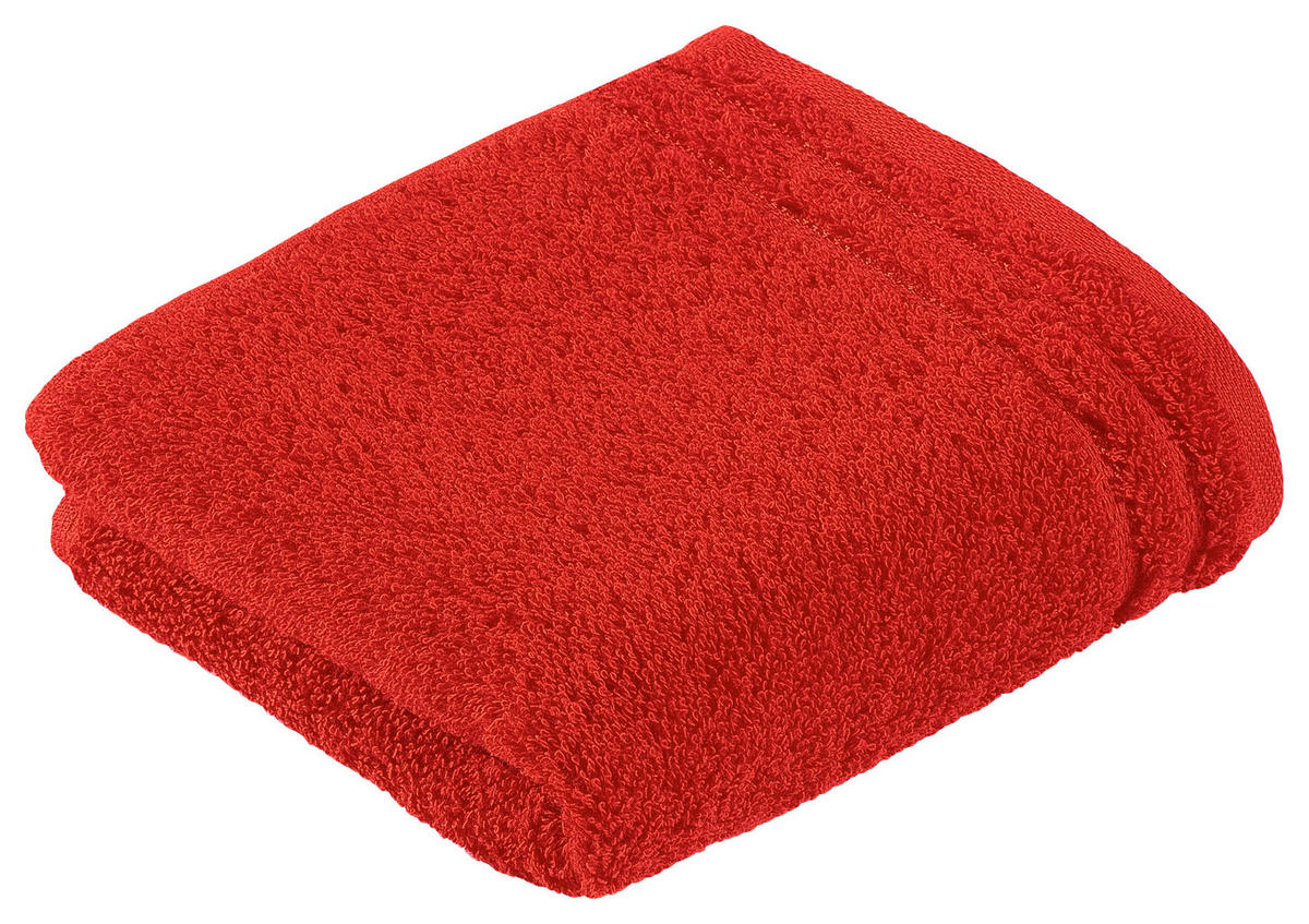 GÄSTETUCH Calypso Feeling Dunkelrot 30/50 cm  - Dunkelrot, Basics, Textil (30/50cm) - Vossen