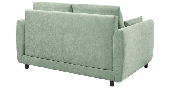 SCHLAFSOFA Chenille Mintgrün  - Schwarz/Mintgrün, KONVENTIONELL, Kunststoff/Textil (161/90/108cm) - Carryhome