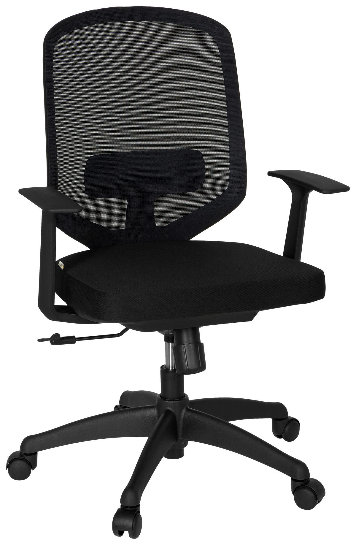 SNURRSTOL  i nätklädsel, flatväv svart  - svart, Modern, textil/plast (56/105/44cm) - MID.YOU