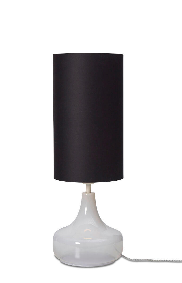 TISCHLEUCHTE 25/75 cm   - Schwarz, Trend, Textil (25/75cm) - It's about Romi