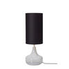 TISCHLEUCHTE 25/75 cm   - Schwarz, Trend, Textil (25/75cm) - It's about Romi