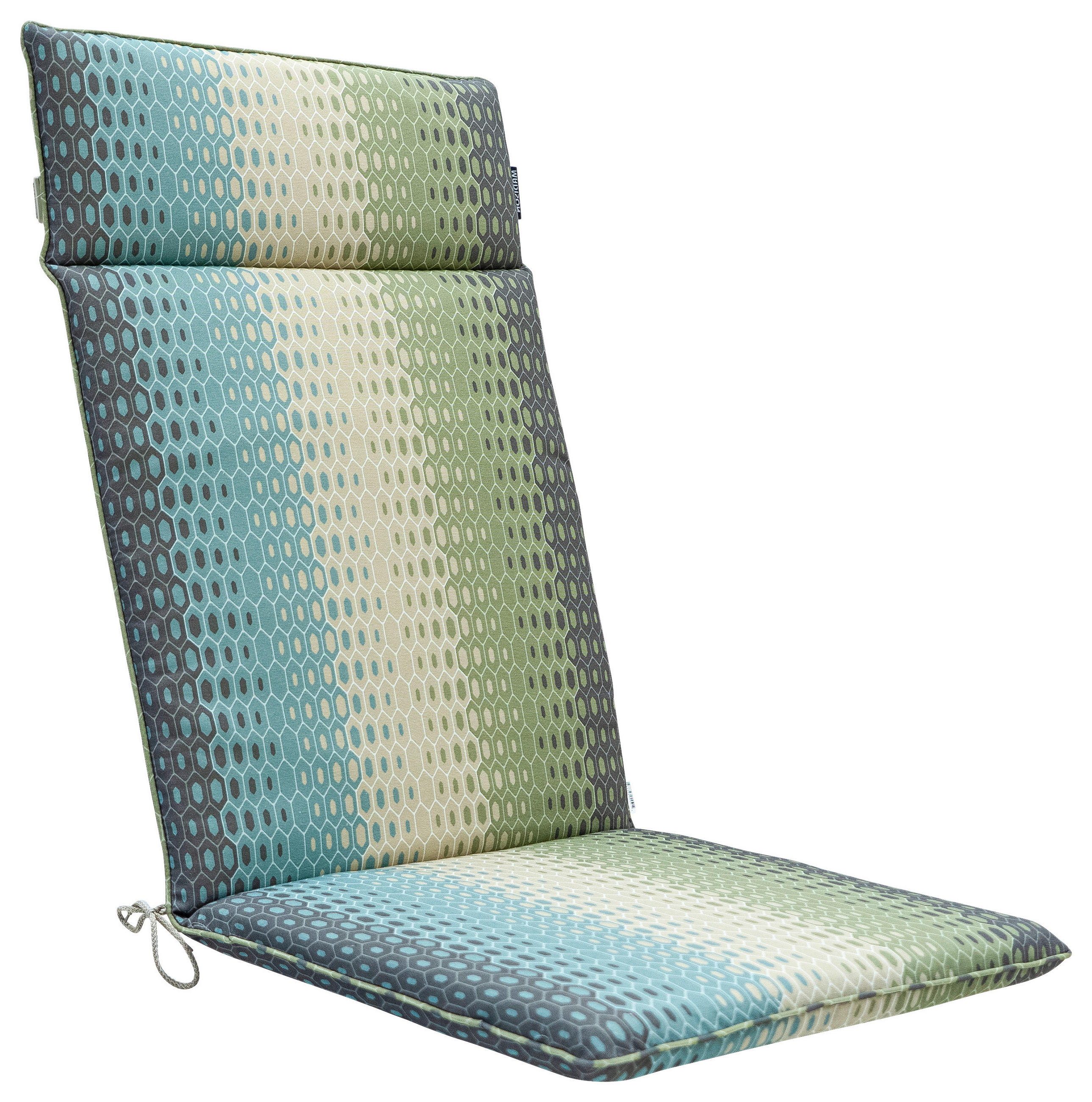 SESSELAUFLAGE  - Blau/Beige, Basics, Textil (50/5/120cm)