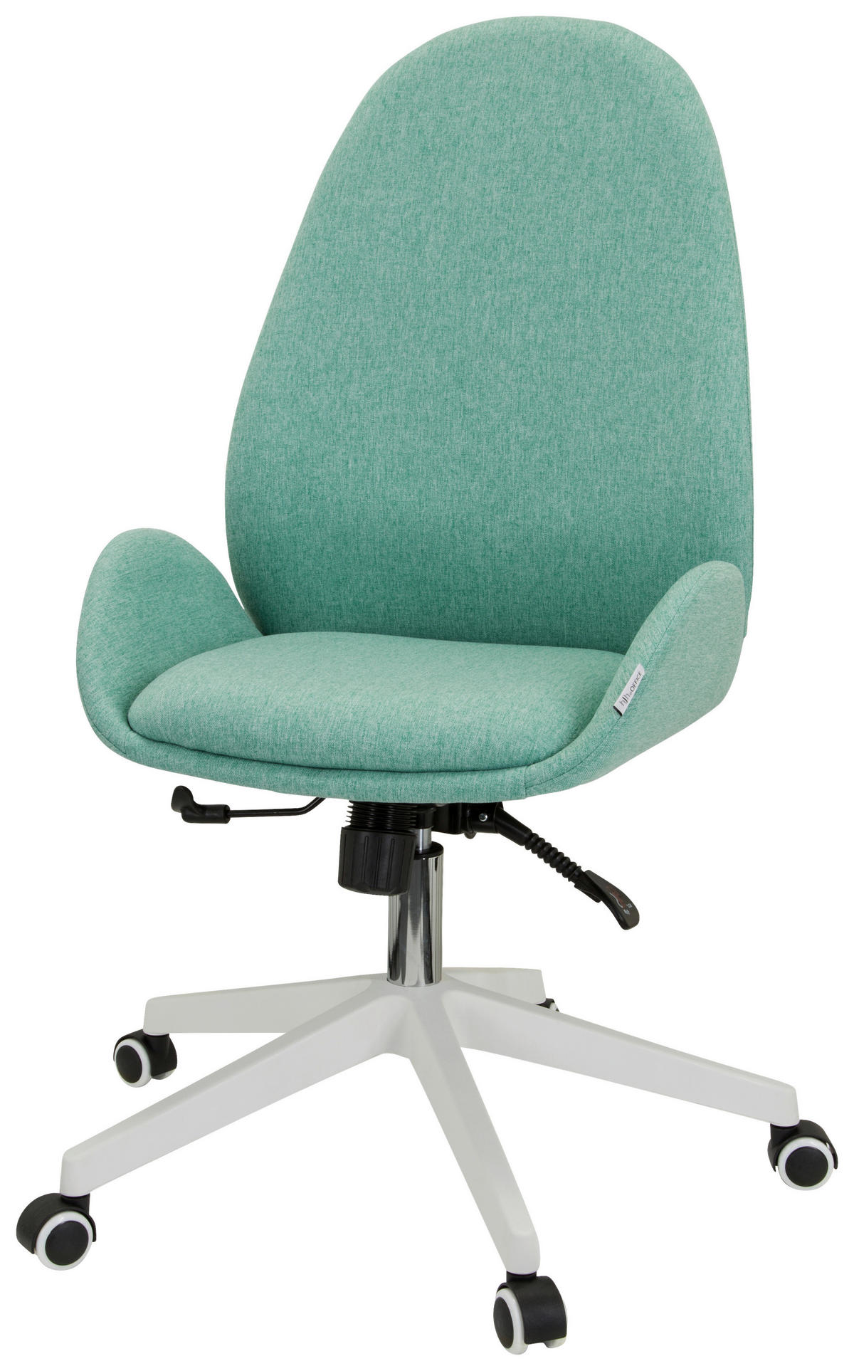 DREHSTUHL Flachgewebe Mintgrün  - Weiß/Mintgrün, Basics, Kunststoff/Textil (56/104/58cm) - MID.YOU