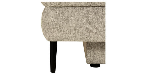 SCHLAFSOFA in Webstoff Beige  - Beige/Schwarz, Design, Kunststoff/Textil (200/90/100cm) - Venda