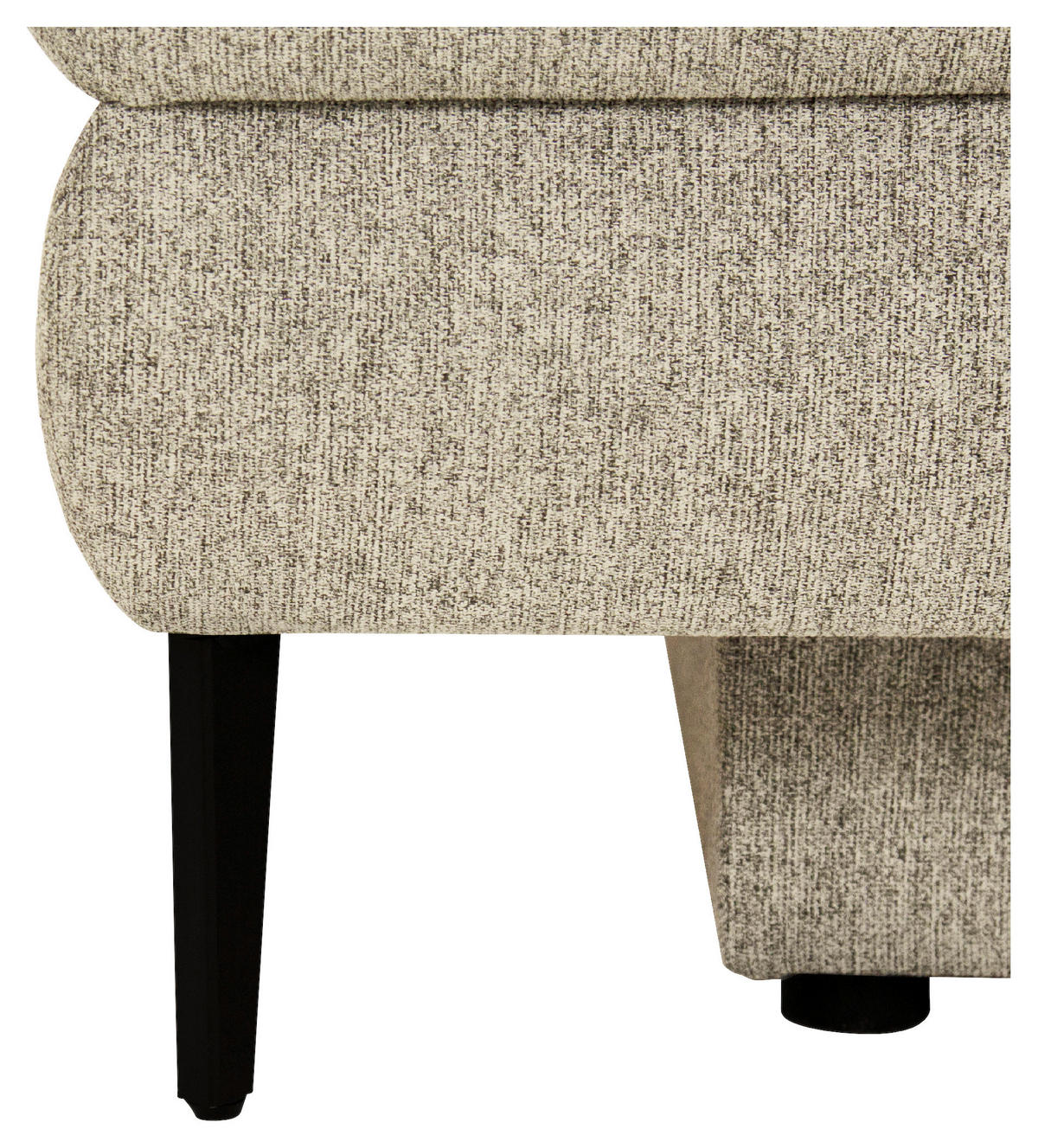 SCHLAFSOFA in Textil Beige  - Beige/Schwarz, Design, Kunststoff/Textil (200/90/100cm) - Venda