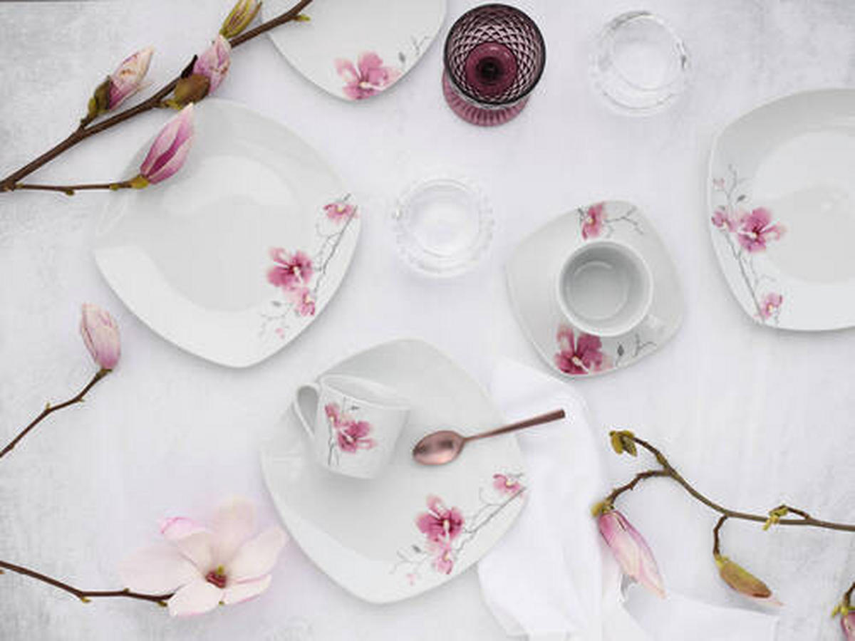 KOMBISERVICE Weiß 30-teilig 6 Personen  - Weiß, Trend, Keramik - Creatable