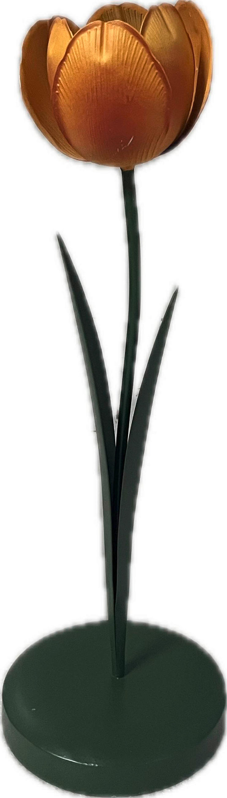 KERZENHALTER - Gelb/Grün, LIFESTYLE, Metall (10/32cm)
