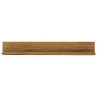WANDBOARD Holz Eiche massiv Eichefarben  - Eichefarben, Natur, Holz (150/22/24cm) - Linea Natura