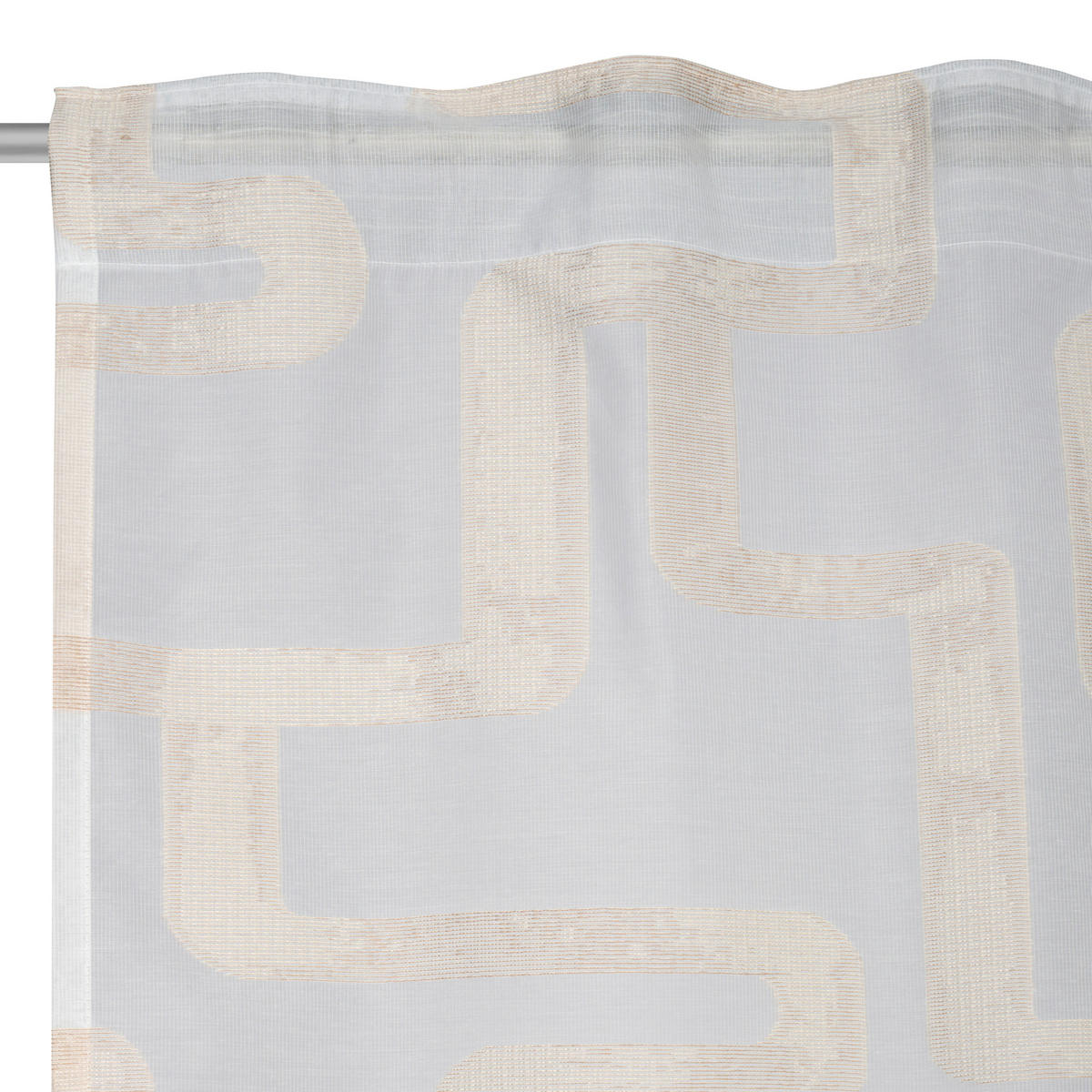 FERTIGVORHANG halbtransparent  - Beige, Design, Textil (140/260cm) - Dieter Knoll