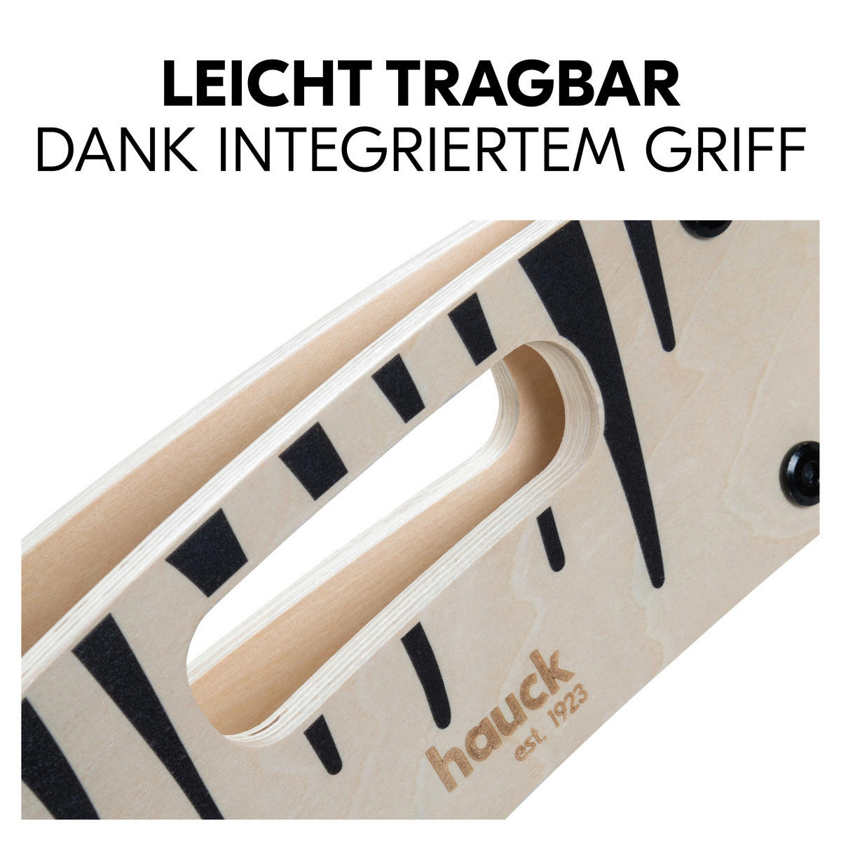 LAUFRAD BALANCE N RIDE  - Schwarz/Weiß, Basics, Holz/Kunststoff (39,5/55/85cm) - Hauck