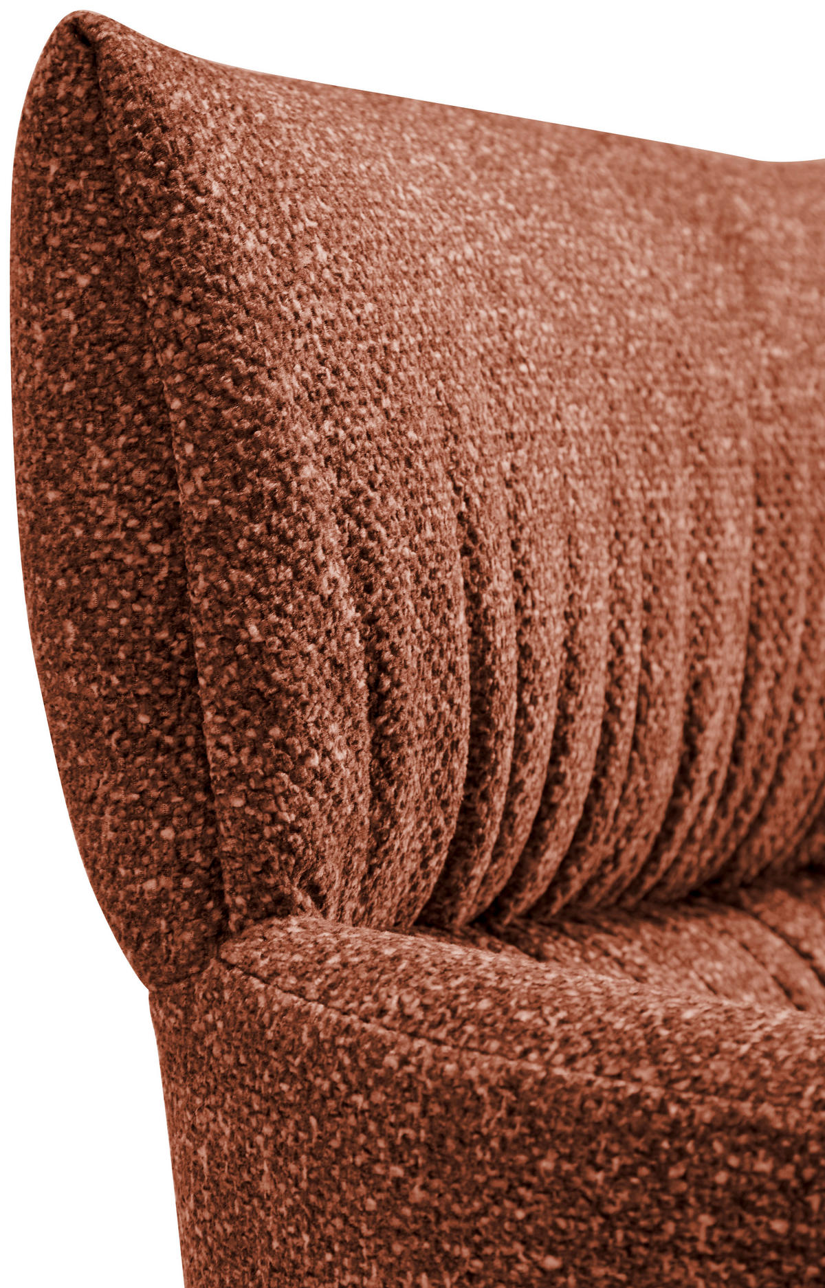 ARMLEHNSTUHL  in Eisen Leinenoptik  - Rostfarben/Schwarz, Design, Textil/Metall (64/86/63cm) - Dieter Knoll
