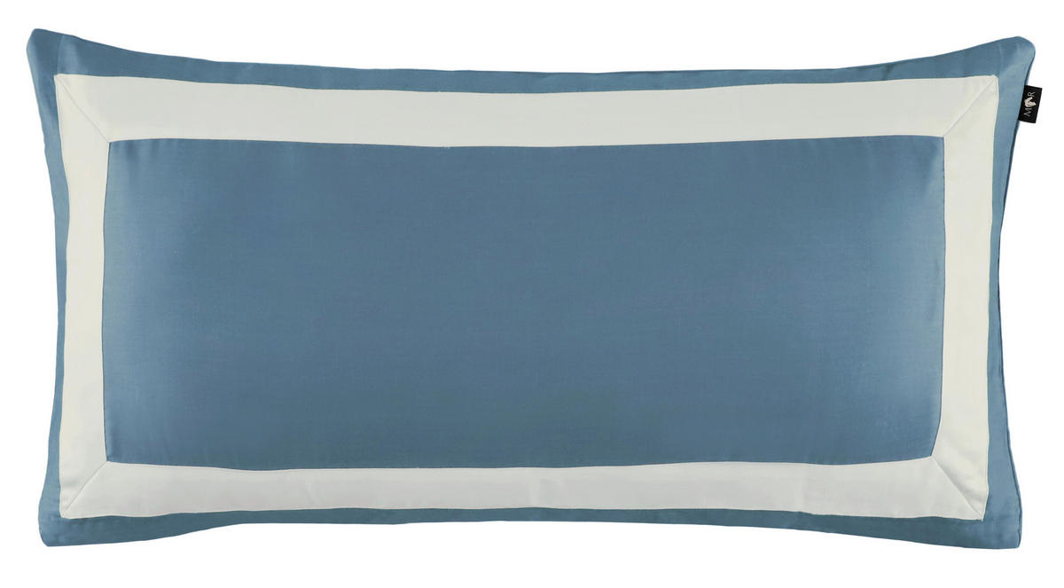 KISSENHÜLLEN-SET Marcel.Remus.Design - Son Vida blau 40/80 cm  - Blau/Weiß, Design, Textil (40/80cm) - Marcel Remus