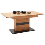 ESSTISCH in Holz, Holzwerkstoff, Metall 180-230/100/77 cm  - Wildeiche/Anthrazit, Natur, Holz/Holzwerkstoff (180-230/100/77cm) - Linea Natura