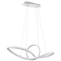 LED-HÄNGELEUCHTE  80/150/26,5 cm   - Weiss, Design, Metall (80/150/26,5cm) - P & B