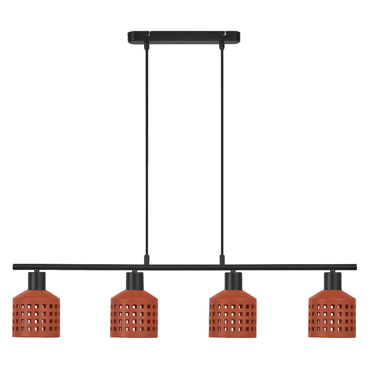 PENDELLEUCHTE 90,5/12,5/150 cm  - Braun, Basics, Stein/Metall (90,5/12,5/150cm) - Ledvance
