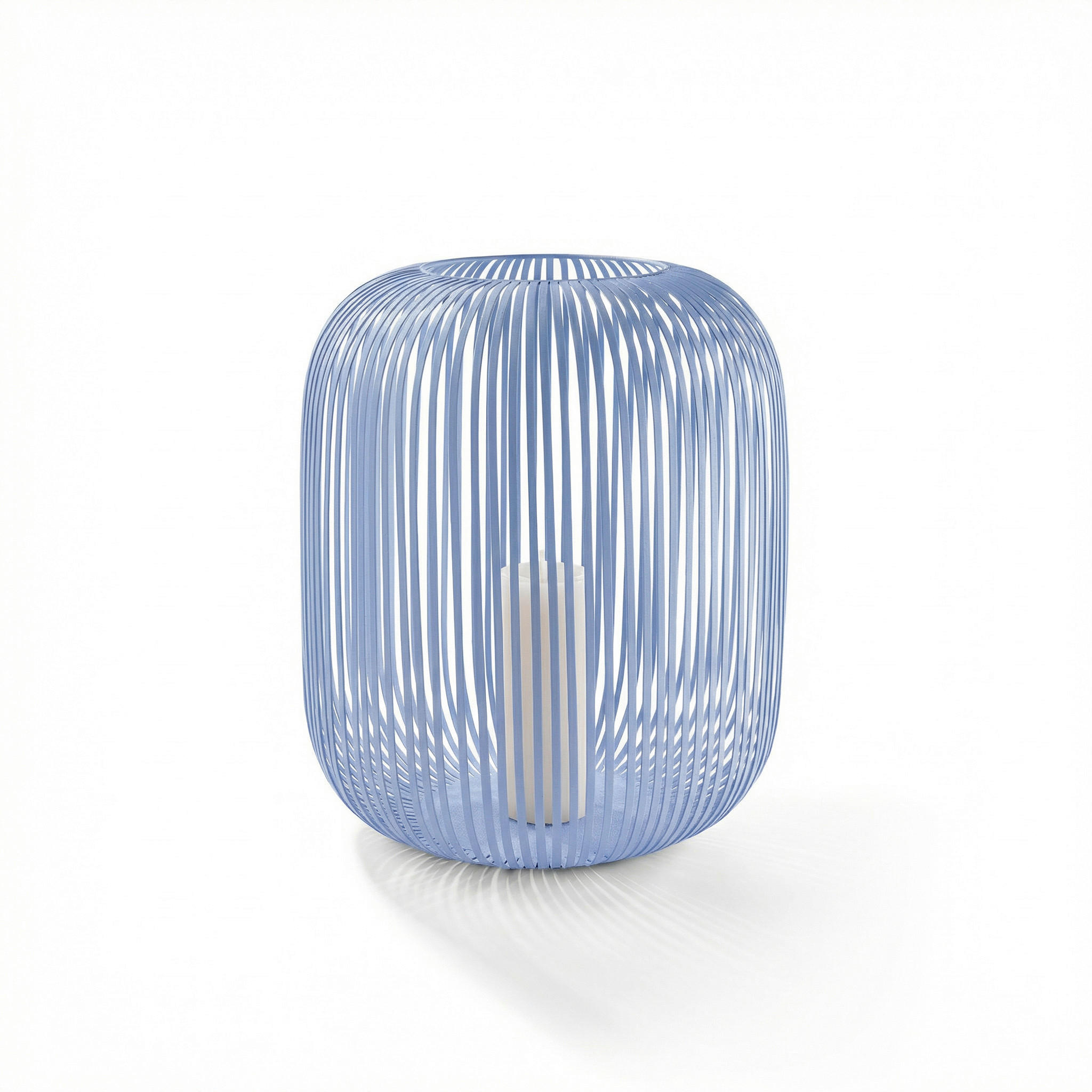 LATERNE - Pastellblau, Basics, Metall (30/35cm) - FYNCH-HATTON