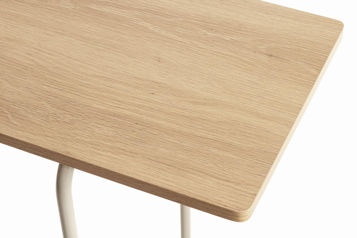 BEISTELLTISCH 30/50/65 cm Eichefarben, Kaschmir rechteckig  - Kaschmir/Eichefarben, Trend, Holzwerkstoff/Metall (30/50/65cm)