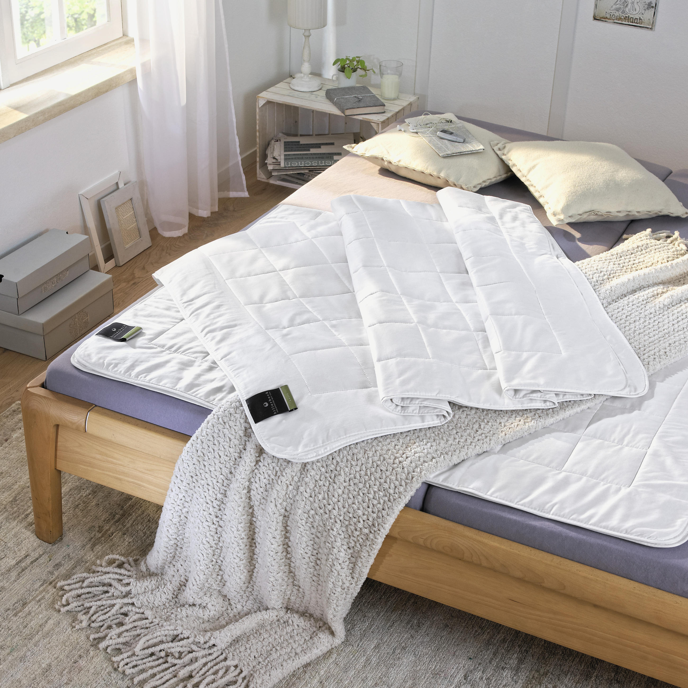 SOMMERDECKE  SARI SUPERLIGHT  135/200 cm   - Weiß, Basics, Textil (135/200cm) - Billerbeck