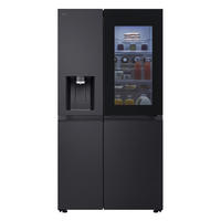 SIDE-BY-SIDE 91.3/179/73.5 cm GSXE90EVDD  - Schwarz, Basics, Glas/Kunststoff (91.3/179/73.5cm) - LG